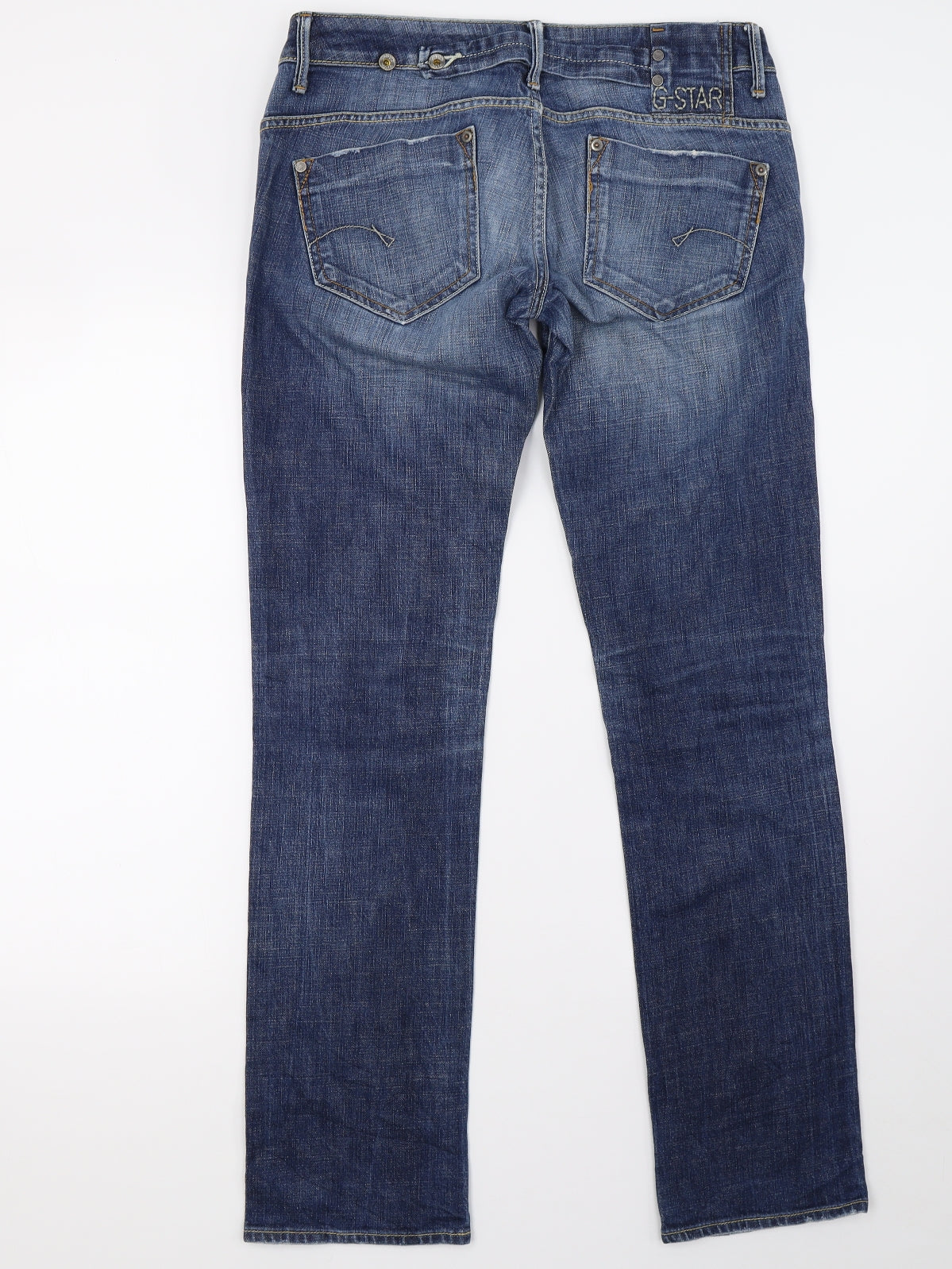 g star Womens Blue  Denim Skinny Jeans Size 14 L32 in