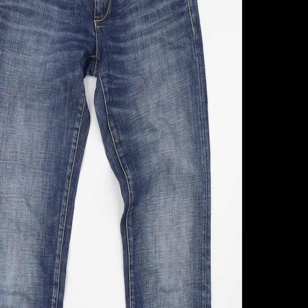 g star Womens Blue  Denim Skinny Jeans Size 14 L32 in