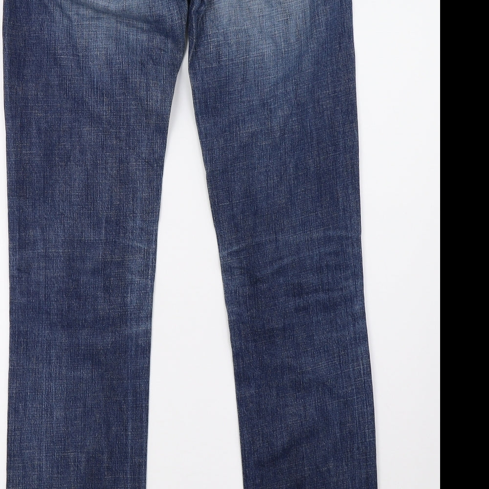 g star Womens Blue  Denim Skinny Jeans Size 14 L32 in