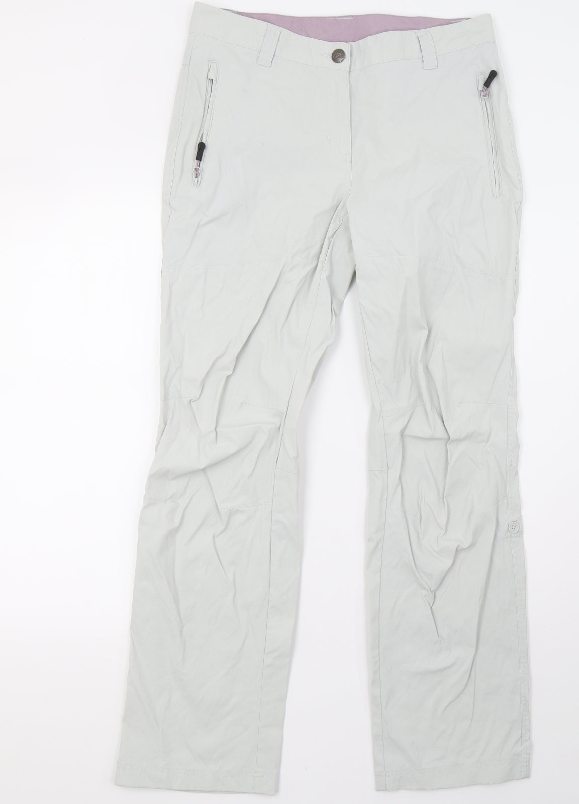 Crivit Womens Grey   Windbreaker Trousers Size 14 L30 in