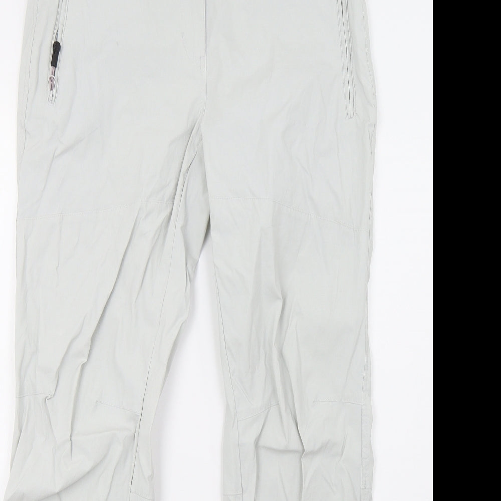 Crivit Womens Grey   Windbreaker Trousers Size 14 L30 in