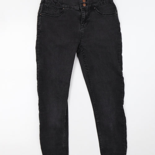 New Look Womens Black  Denim Skinny Jeans Size 10 L24 in