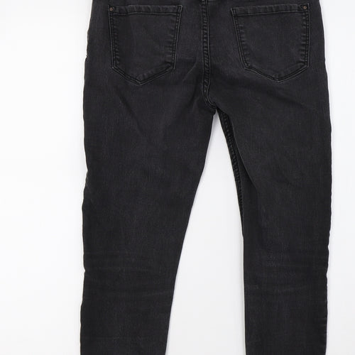 New Look Womens Black  Denim Skinny Jeans Size 10 L24 in