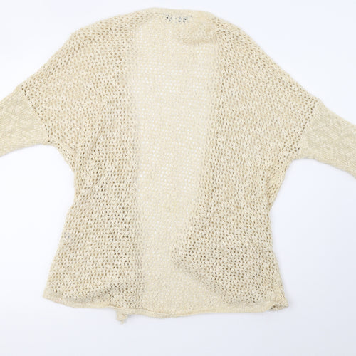 Dorothy Perkins Womens White  Knit Cardigan Jumper Size S