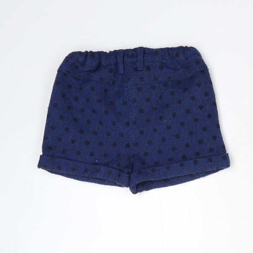 Young Dimension Boys Blue Polka Dot  Utility Shorts Size 2-3 Years
