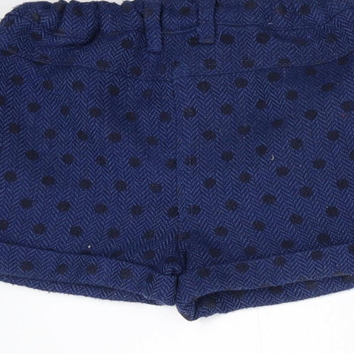 Young Dimension Boys Blue Polka Dot  Utility Shorts Size 2-3 Years