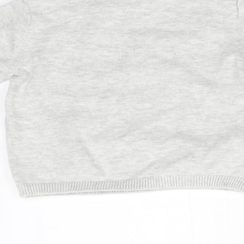 M&S Baby Grey  Knit Pullover Jumper Size 3-6 Months