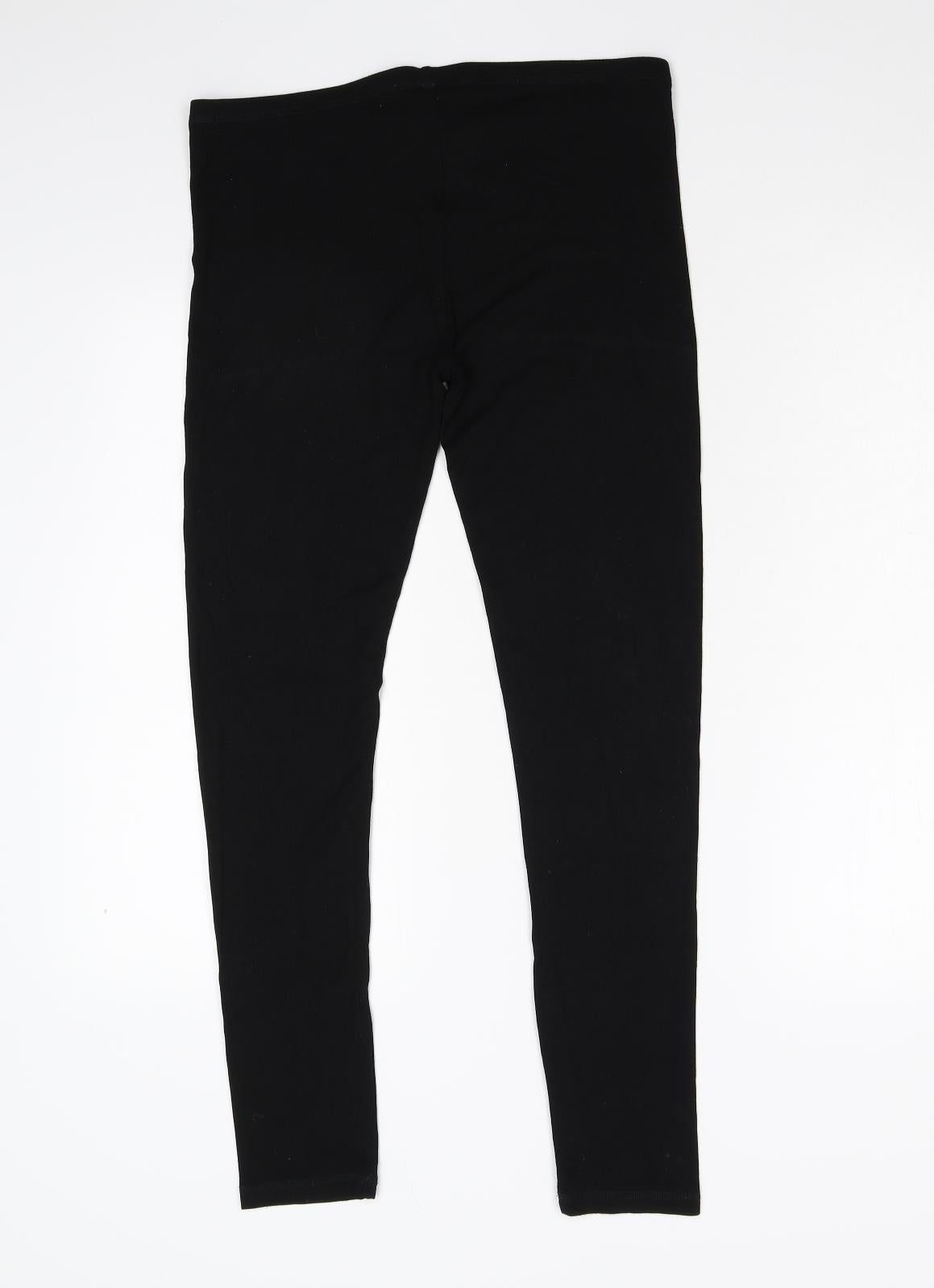 Celtic & Co Womens Black   Carrot Leggings Size L L28 in