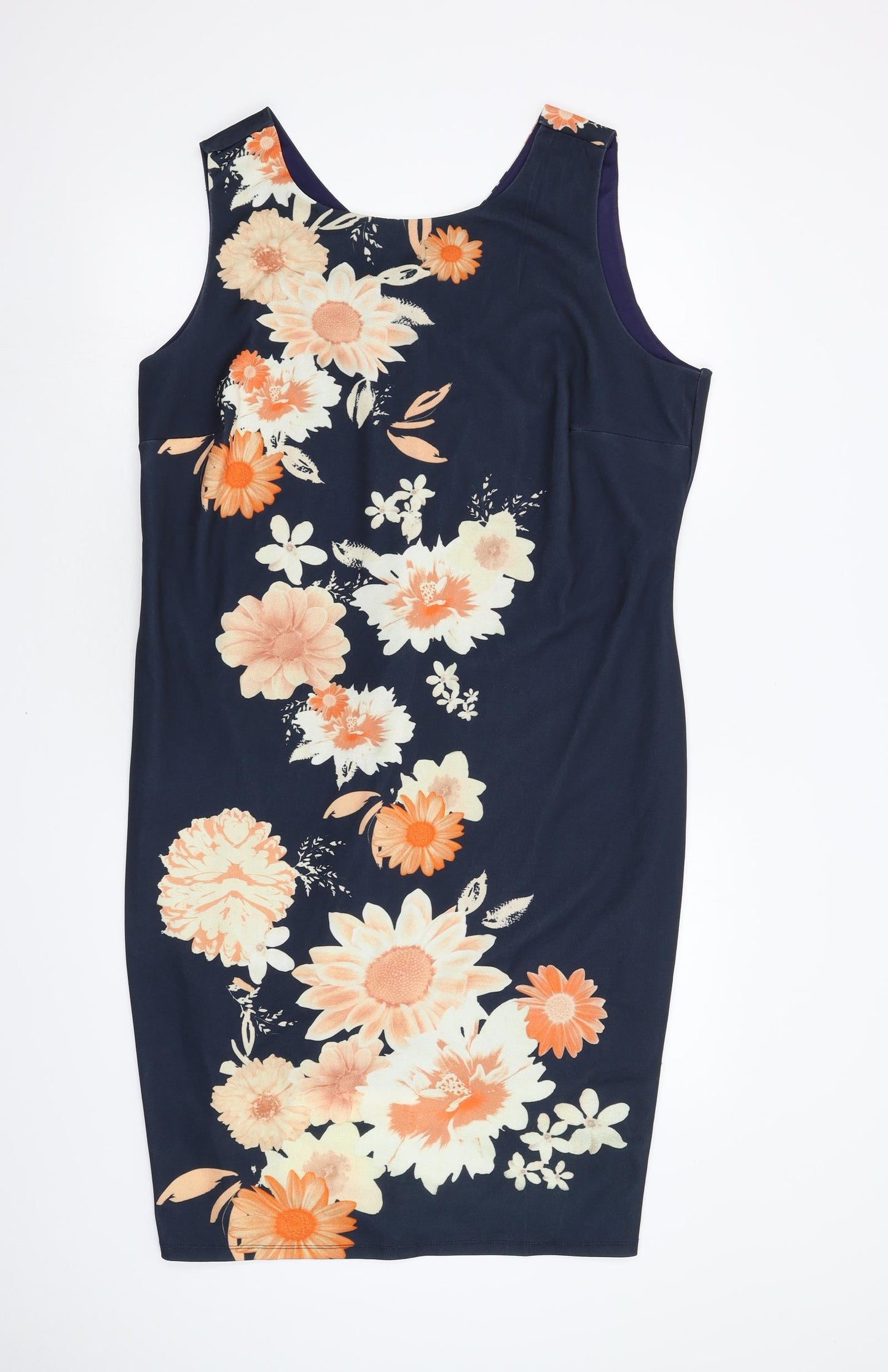 Together Womens Blue Floral  Shift  Size 22