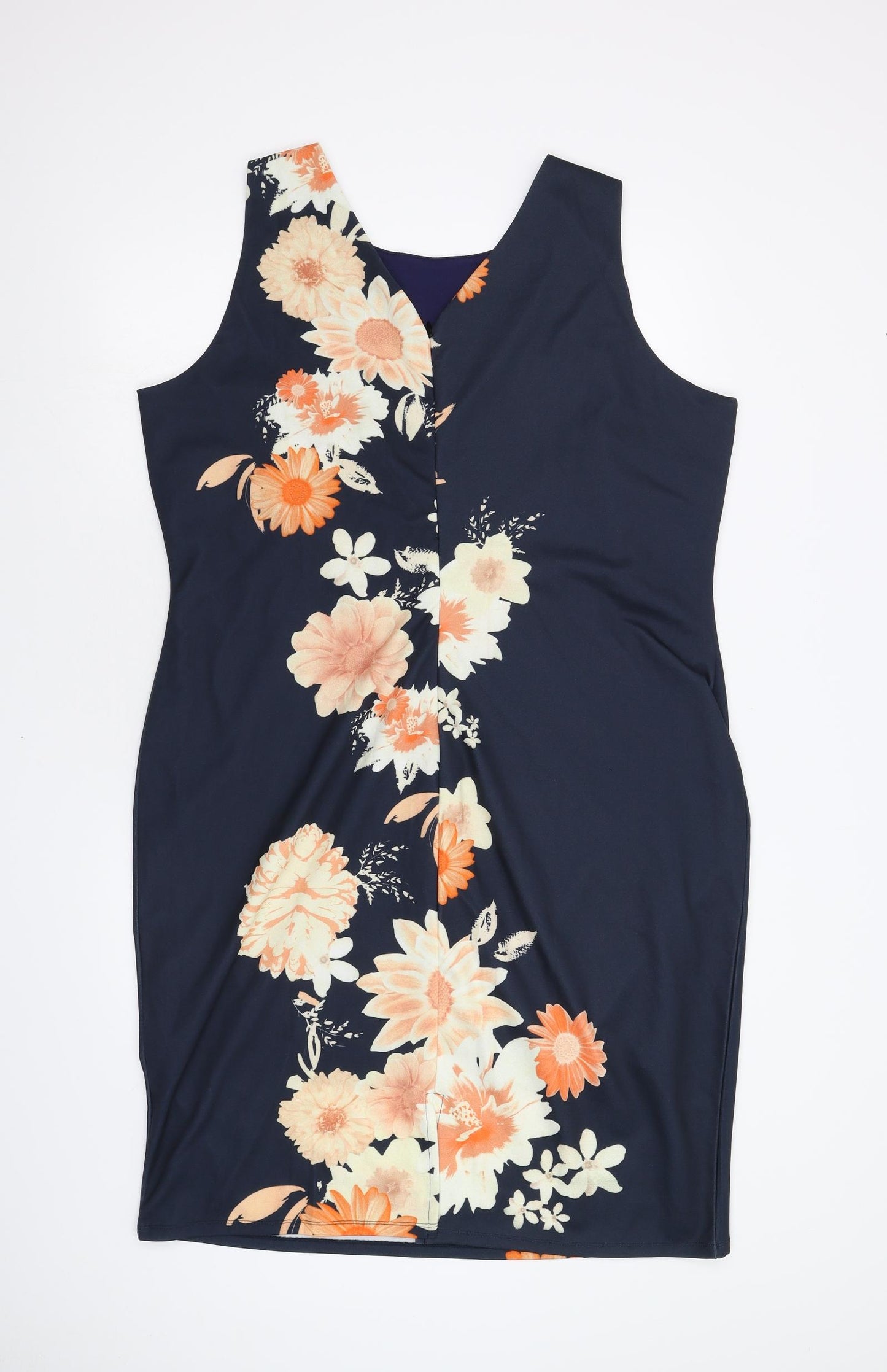 Together Womens Blue Floral  Shift  Size 22