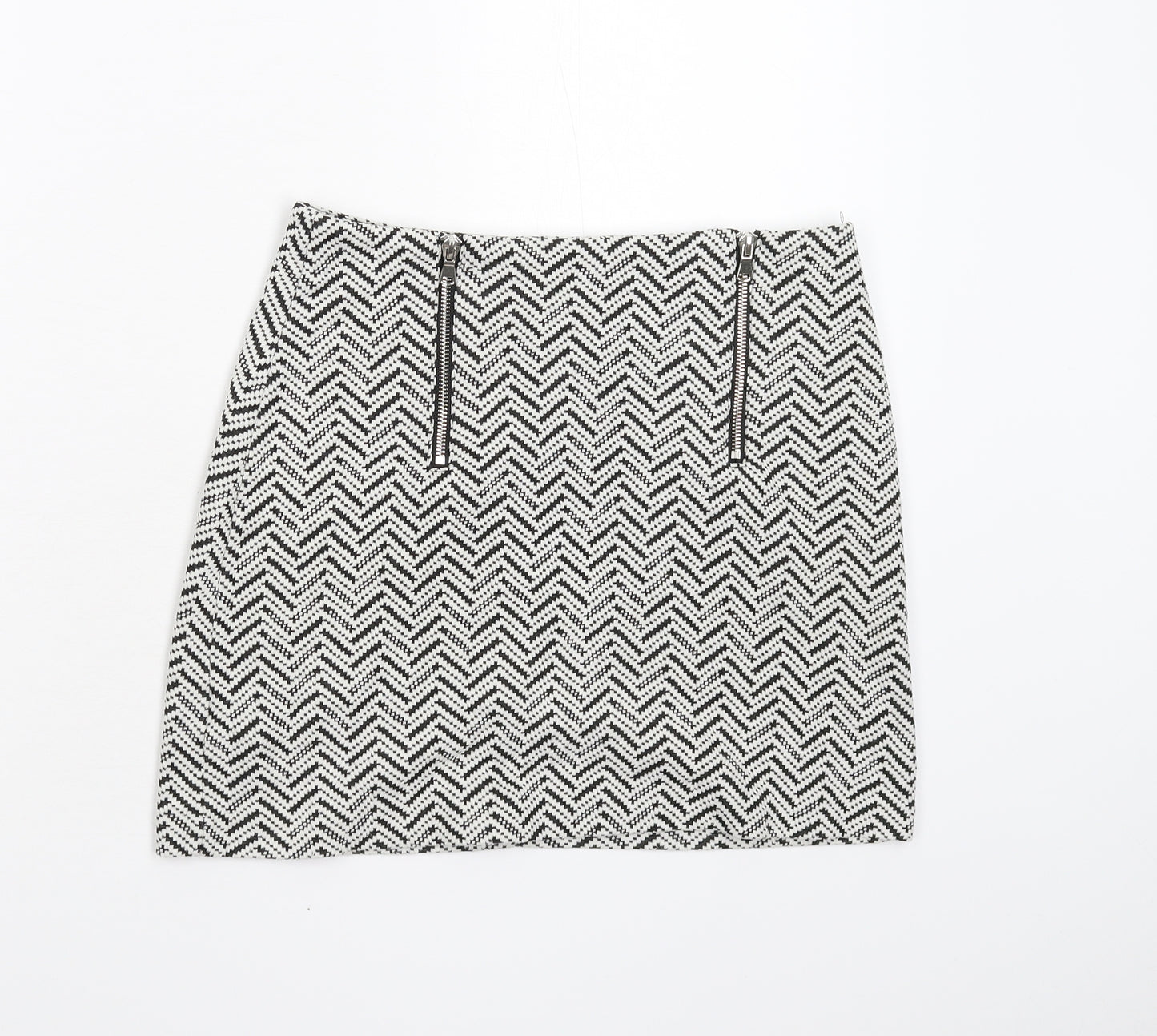 New Look Womens Multicoloured Striped  Mini Skirt Size 10