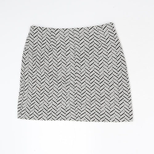 New Look Womens Multicoloured Striped  Mini Skirt Size 10