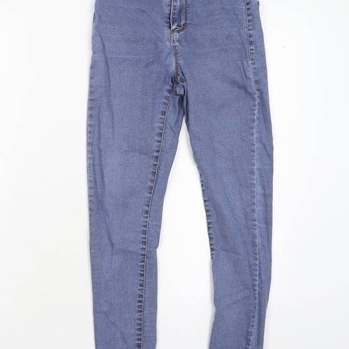 Primark Womens Blue  Denim Skinny Jeans Size 6 L25 in