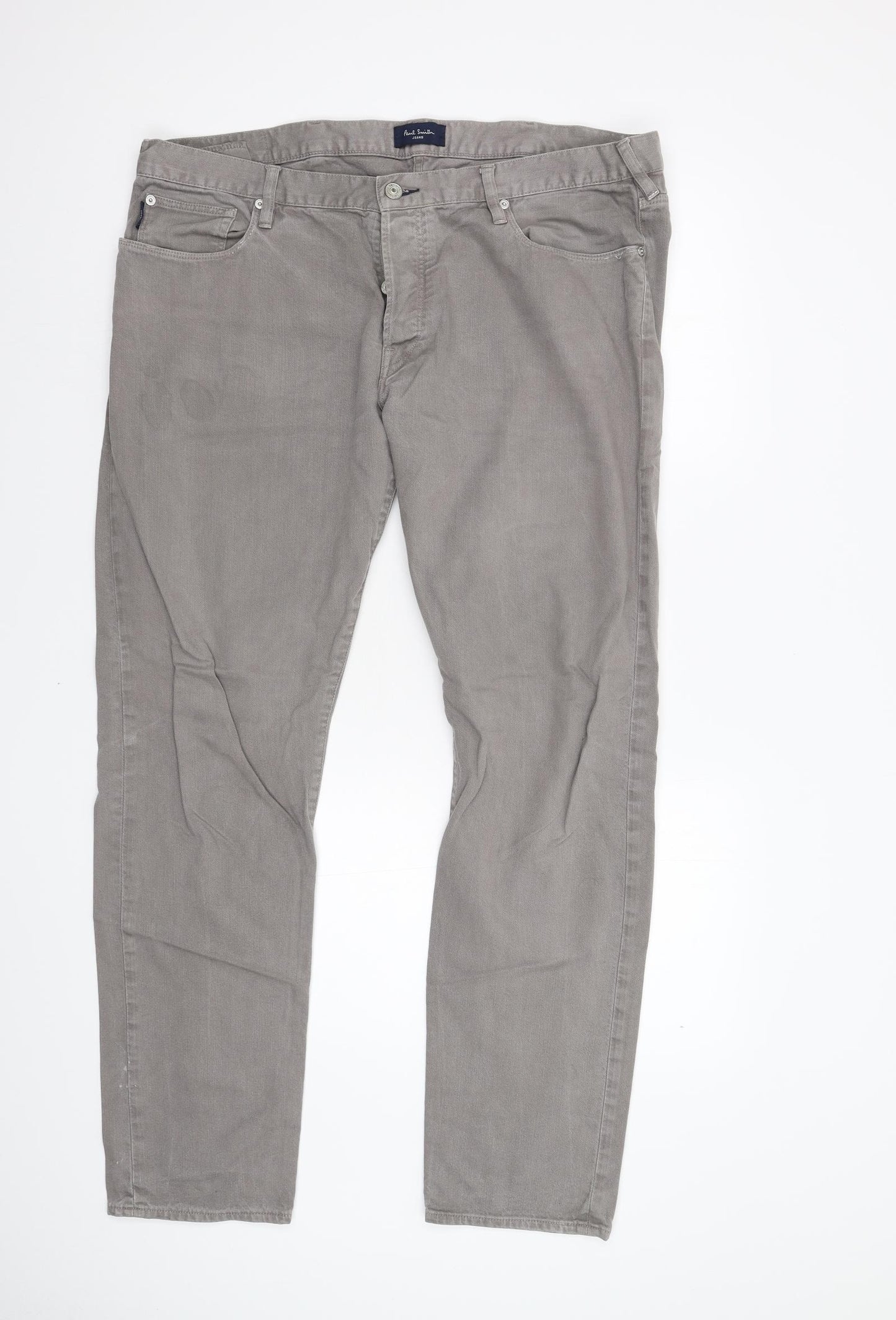 Paul Smith Jeans Mens Grey  Denim Straight Jeans Size 38 L31 in
