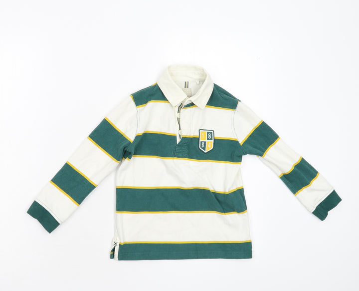 John Lewis Boys Multicoloured Striped Basic Polo Size 5 Years