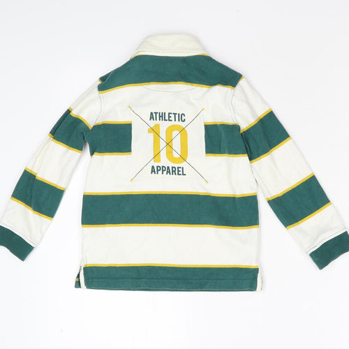 John Lewis Boys Multicoloured Striped  Basic Polo Size 5 Years
