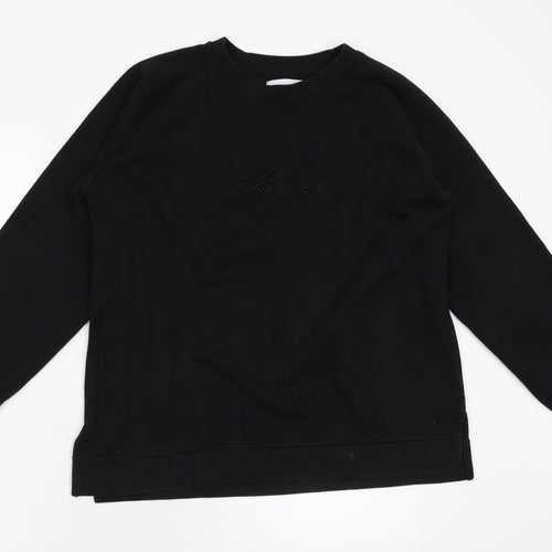 AM London Womens Black   Pullover Sweatshirt Size 14