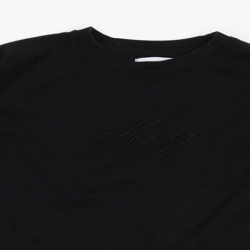 AM London Womens Black   Pullover Sweatshirt Size 14