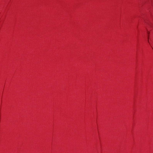 TU Womens Red   Tunic Blouse Size 18