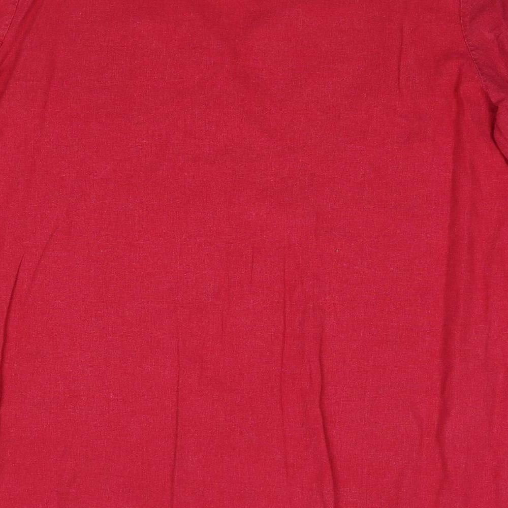 TU Womens Red   Tunic Blouse Size 18