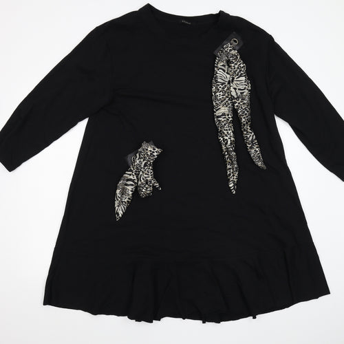 Studio Womens Black   Shift  Size XL