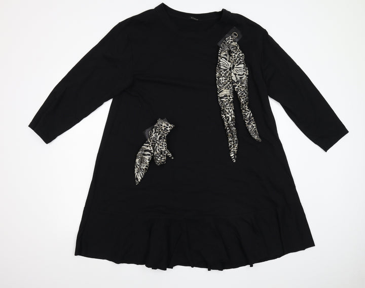 Studio Womens Black   Shift  Size XL