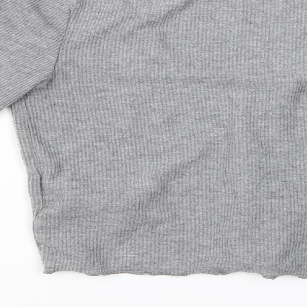 Topshop Womens Grey    Pyjama Top Size 10  - Topshop Pyjama Top