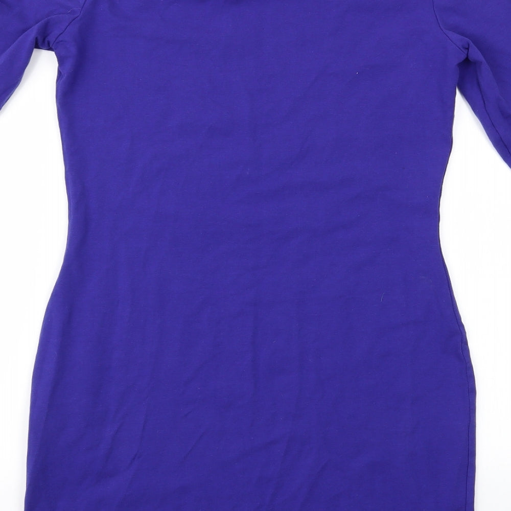 Oodji Womens Purple   Bodycon  Size S  - Oodj Dress