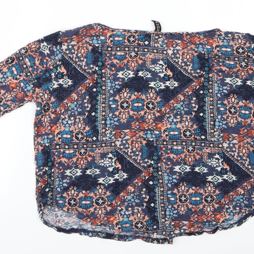 Divided Womens Multicoloured Floral  Basic Blouse Size 6  - Divided Top