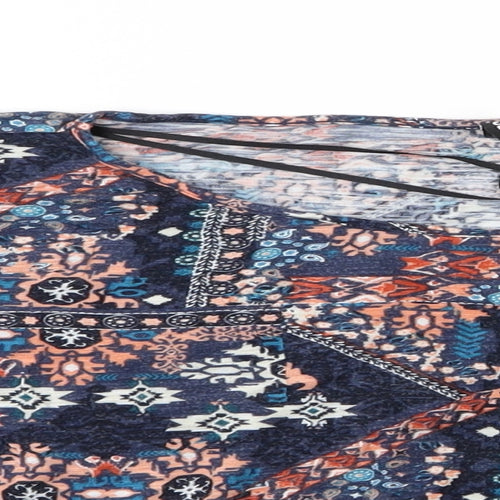 Divided Womens Multicoloured Floral  Basic Blouse Size 6  - Divided Top