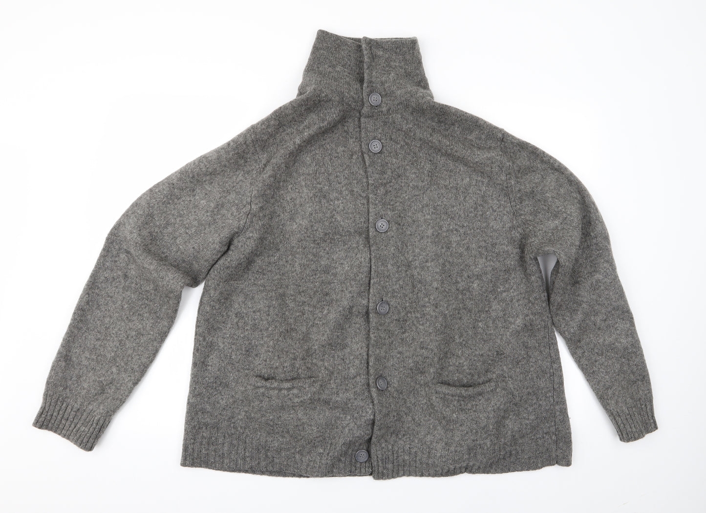 Monsoon Womens Grey   Cardigan Jumper Size XL  - chunky knit cardigan