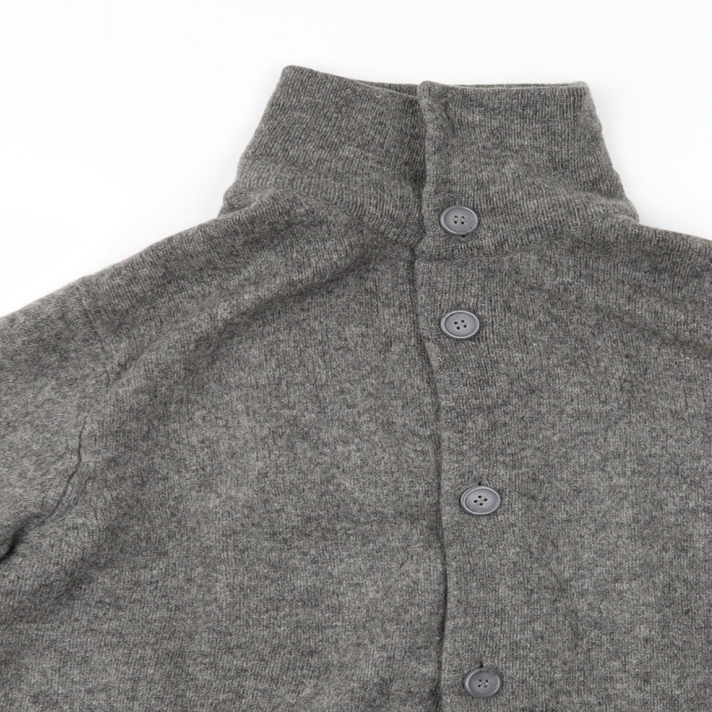 Monsoon Womens Grey   Cardigan Jumper Size XL  - chunky knit cardigan