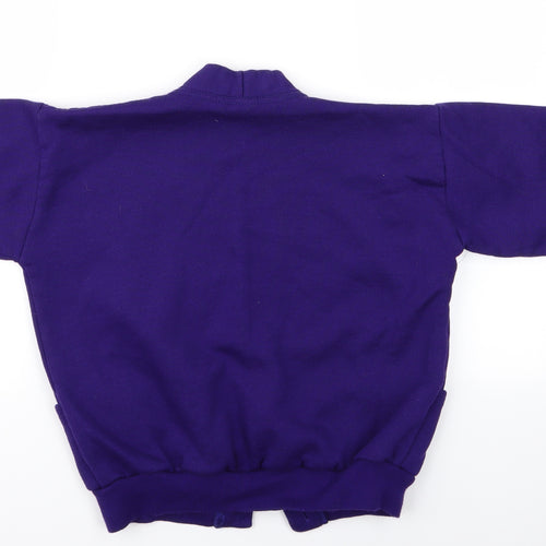 Uni for M Girls Purple   Cardigan Jumper Size 11-12 Years  - School Cardigan