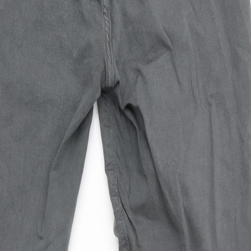Lands' End Womens Grey   Straight Jeans Size 14 L31 in - Lands ' End Jean