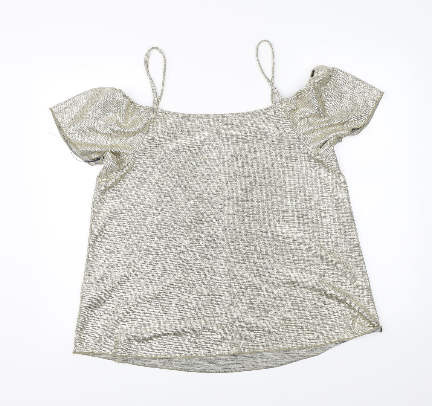 Peacocks Womens Gold   Basic Blouse Size 18