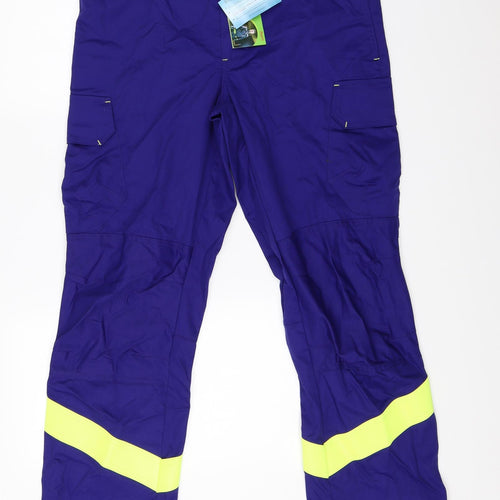 Iturri Mens Blue   Trousers  Size 44 L28 in - work trousers