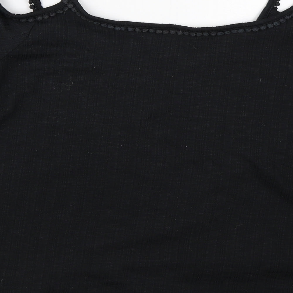 Papaya Womens Black   Basic Blouse Size 14