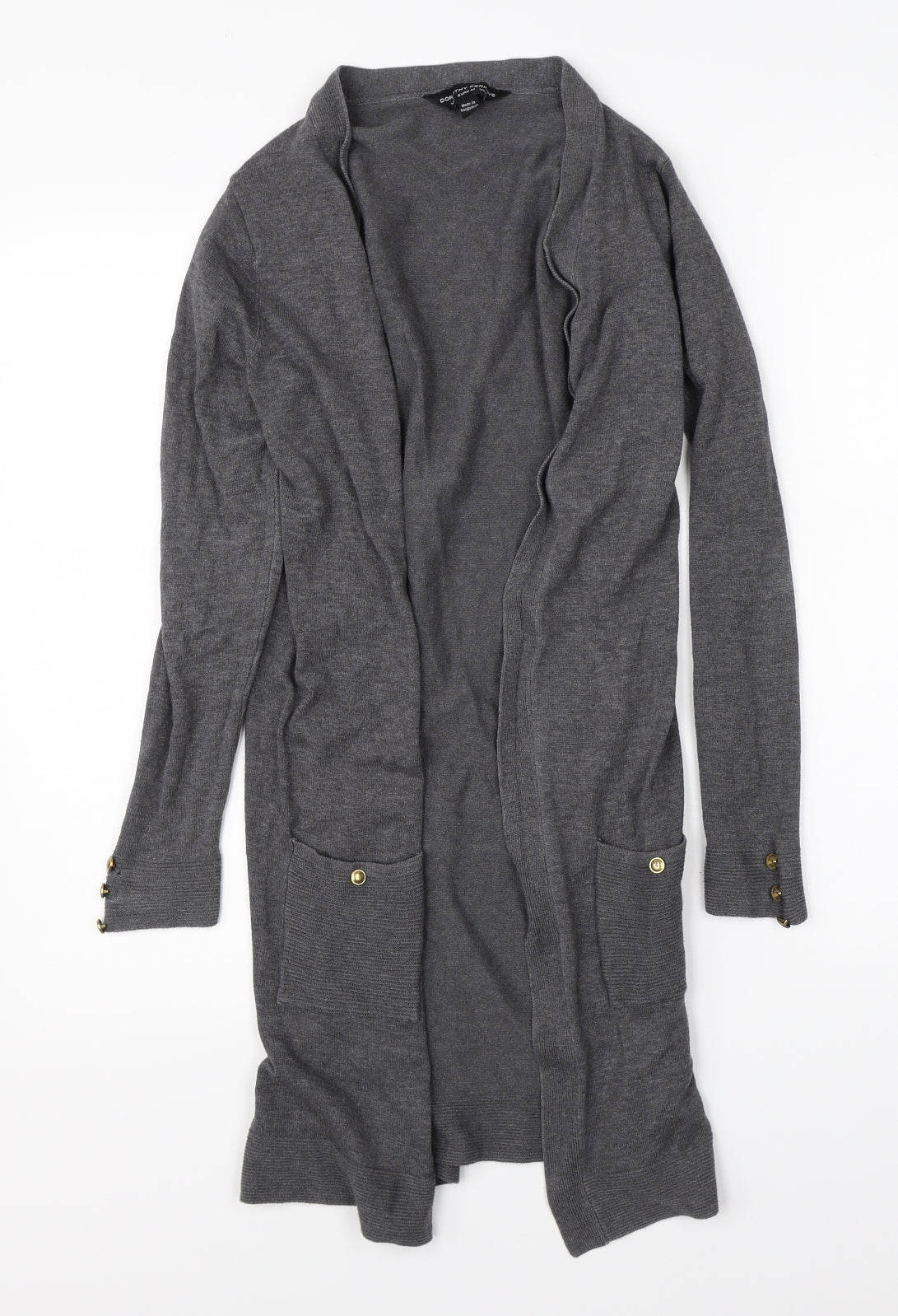 Dorothy Perksin Womens Grey   Cardigan Jumper Size 12