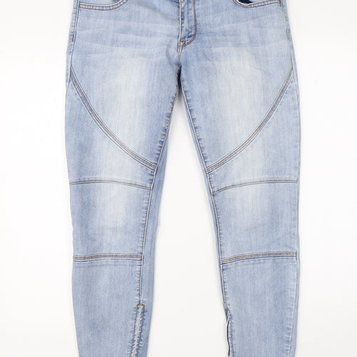 Dotti Womens Blue  Denim Skinny Jeans Size 12 L26 in