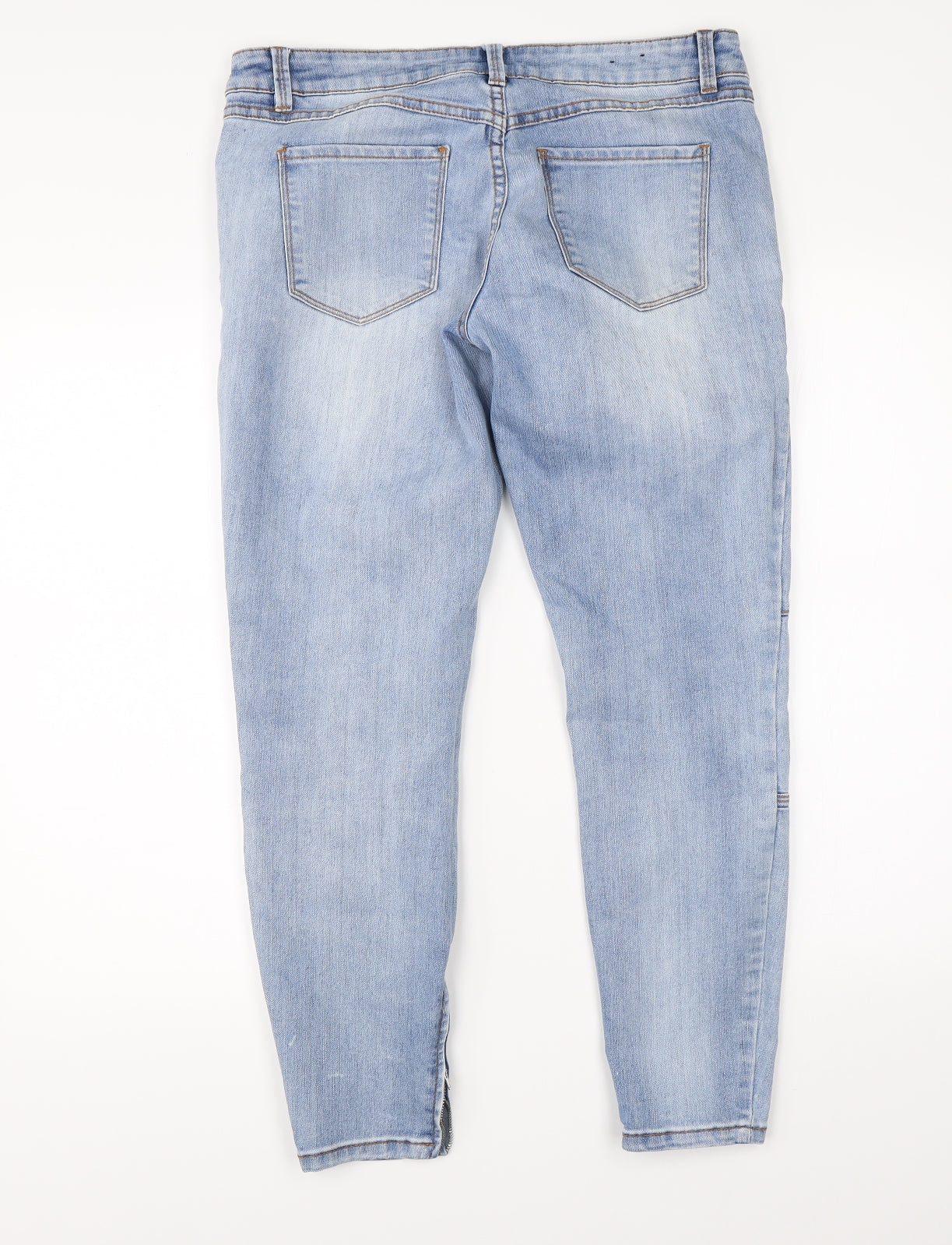 Dotti Womens Blue  Denim Skinny Jeans Size 12 L26 in