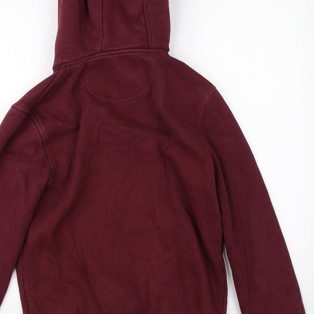 Soulcal & Co Mens Red   Full Zip Hoodie Size S