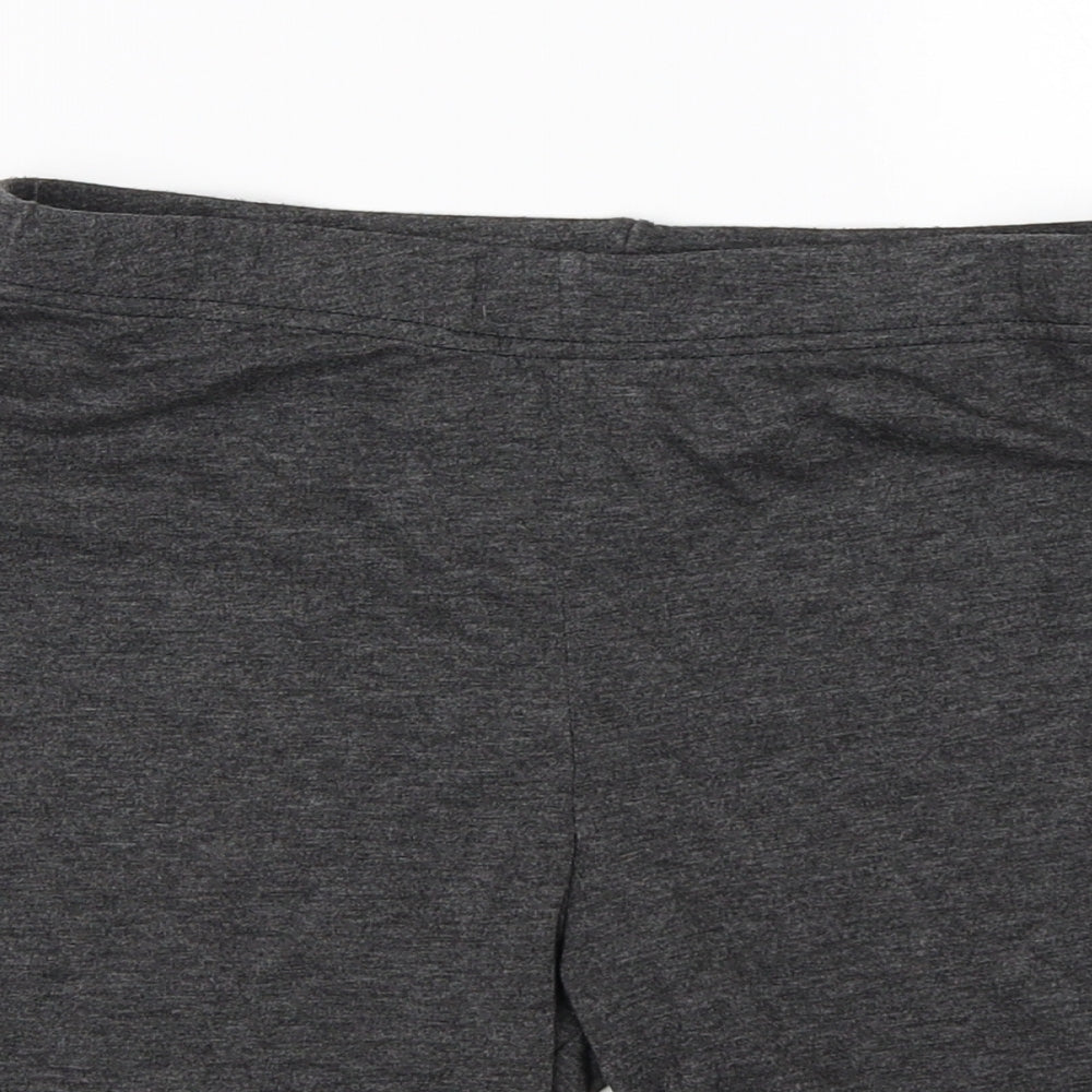 Boohoo Womens Grey   Compression Shorts Size 10
