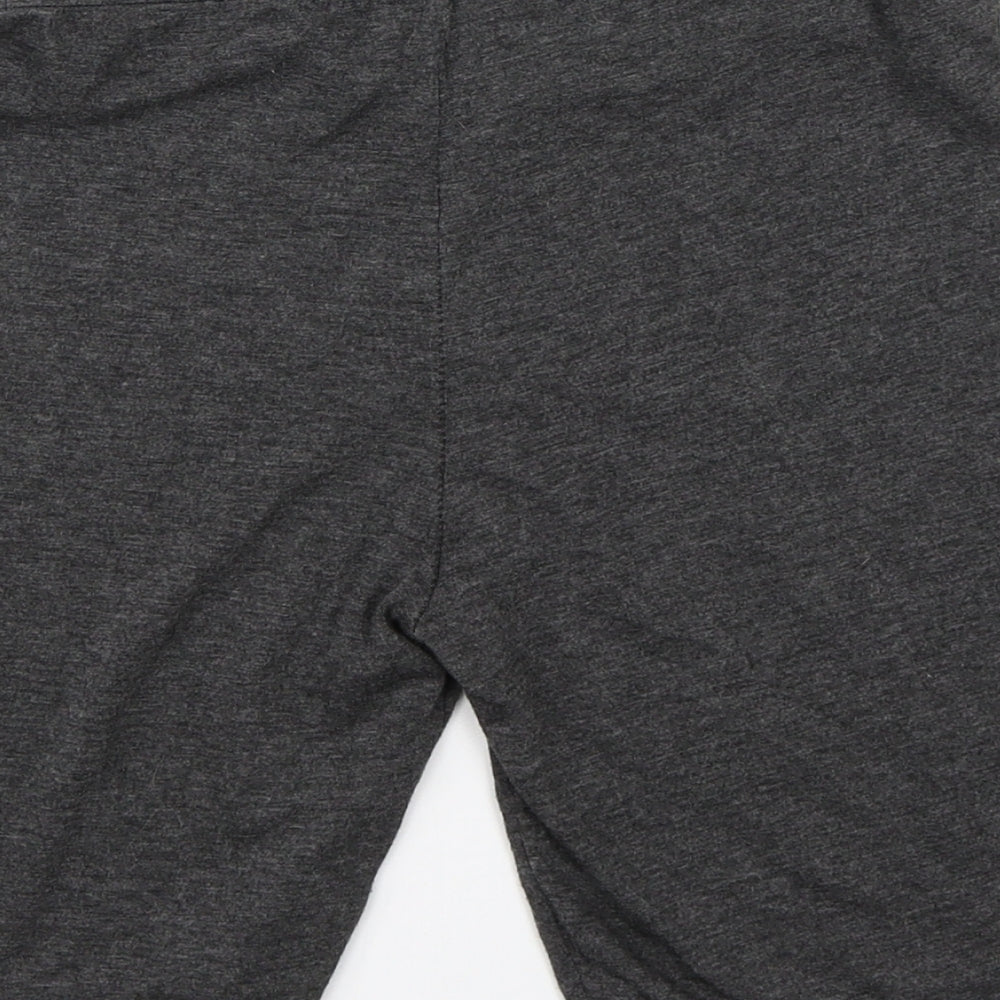 Boohoo Womens Grey   Compression Shorts Size 10