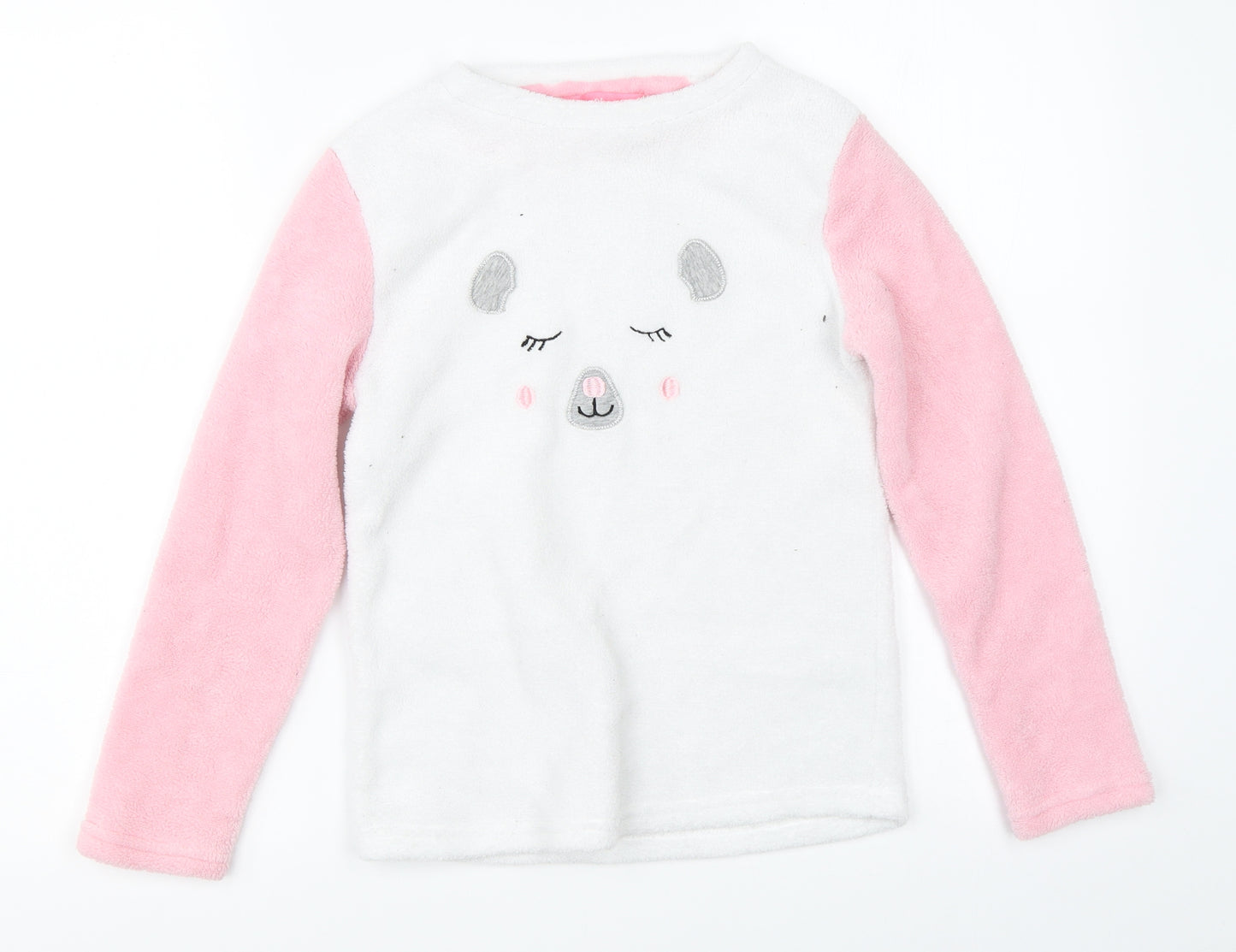Love Sleep Girls White    Pyjama Pants Size 10-11 Years