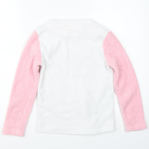 Love Sleep Girls White    Pyjama Pants Size 10-11 Years