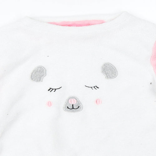 Love Sleep Girls White    Pyjama Pants Size 10-11 Years
