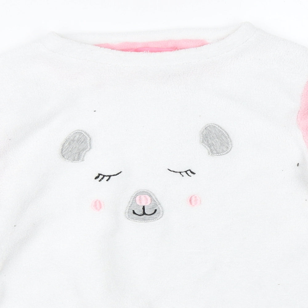 Love Sleep Girls White    Pyjama Pants Size 10-11 Years