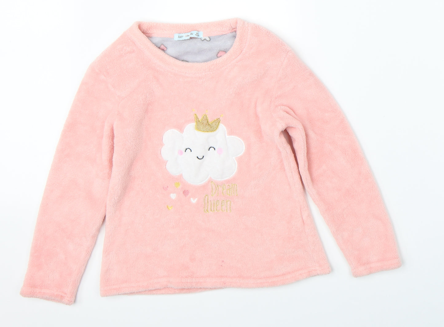 Just Like You Girls Pink    Pyjama Top Size 10-11 Years