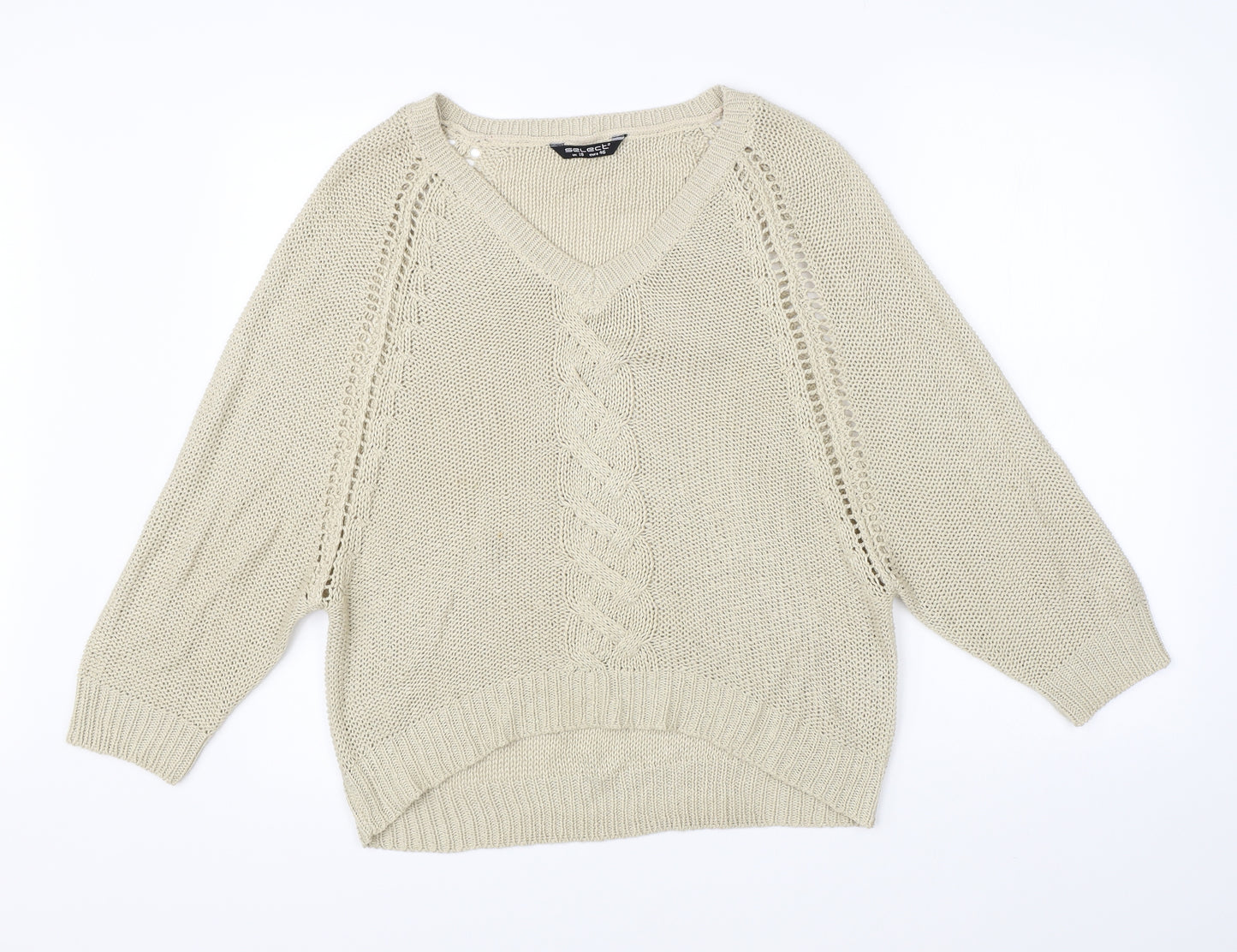 Select Womens Beige   Pullover Jumper Size 18