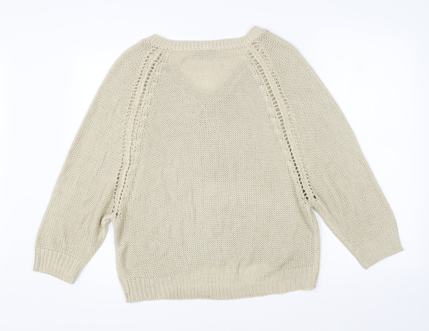 Select Womens Beige   Pullover Jumper Size 18